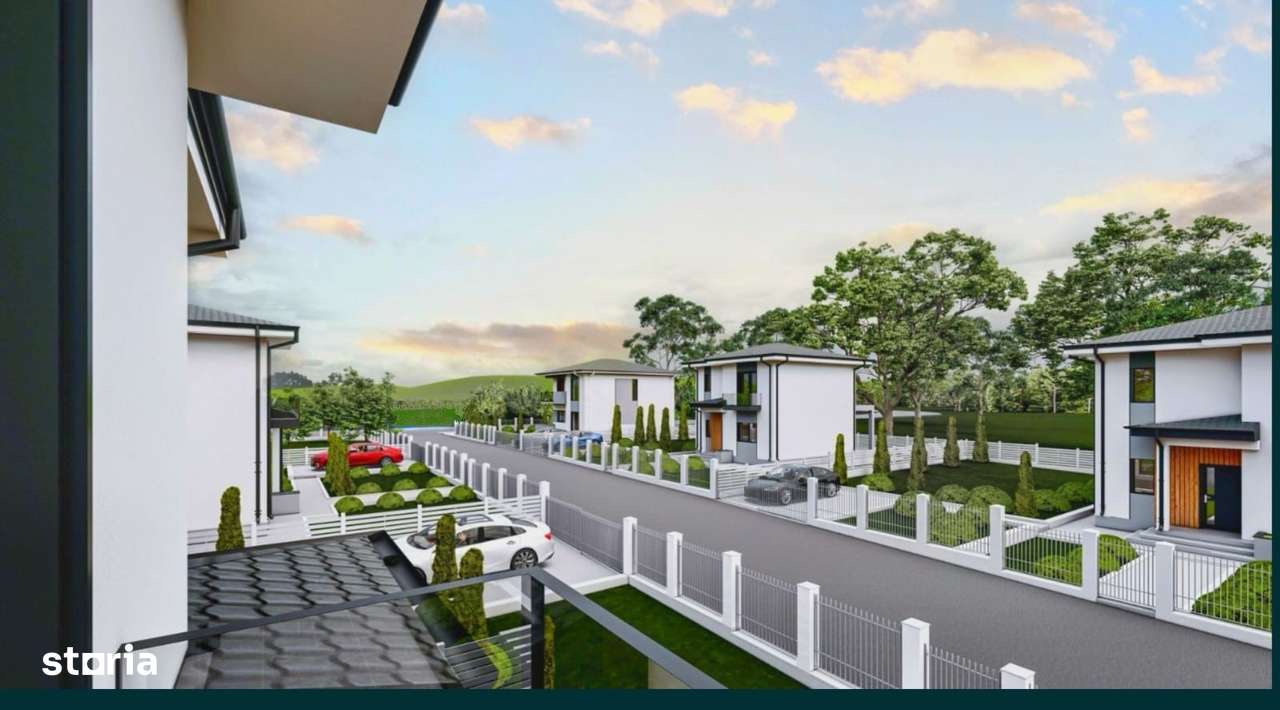 550mp teren! ASFALT! CANALIZ! Vila 4 camere, zona Horpaz - Imagine principală: 4/8