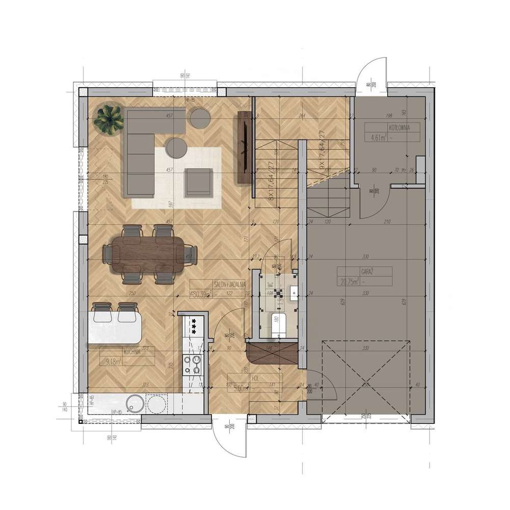 Nowoczesny dom w atrakcyjnej lokalizacji - Pełny obrazek: 5/15
