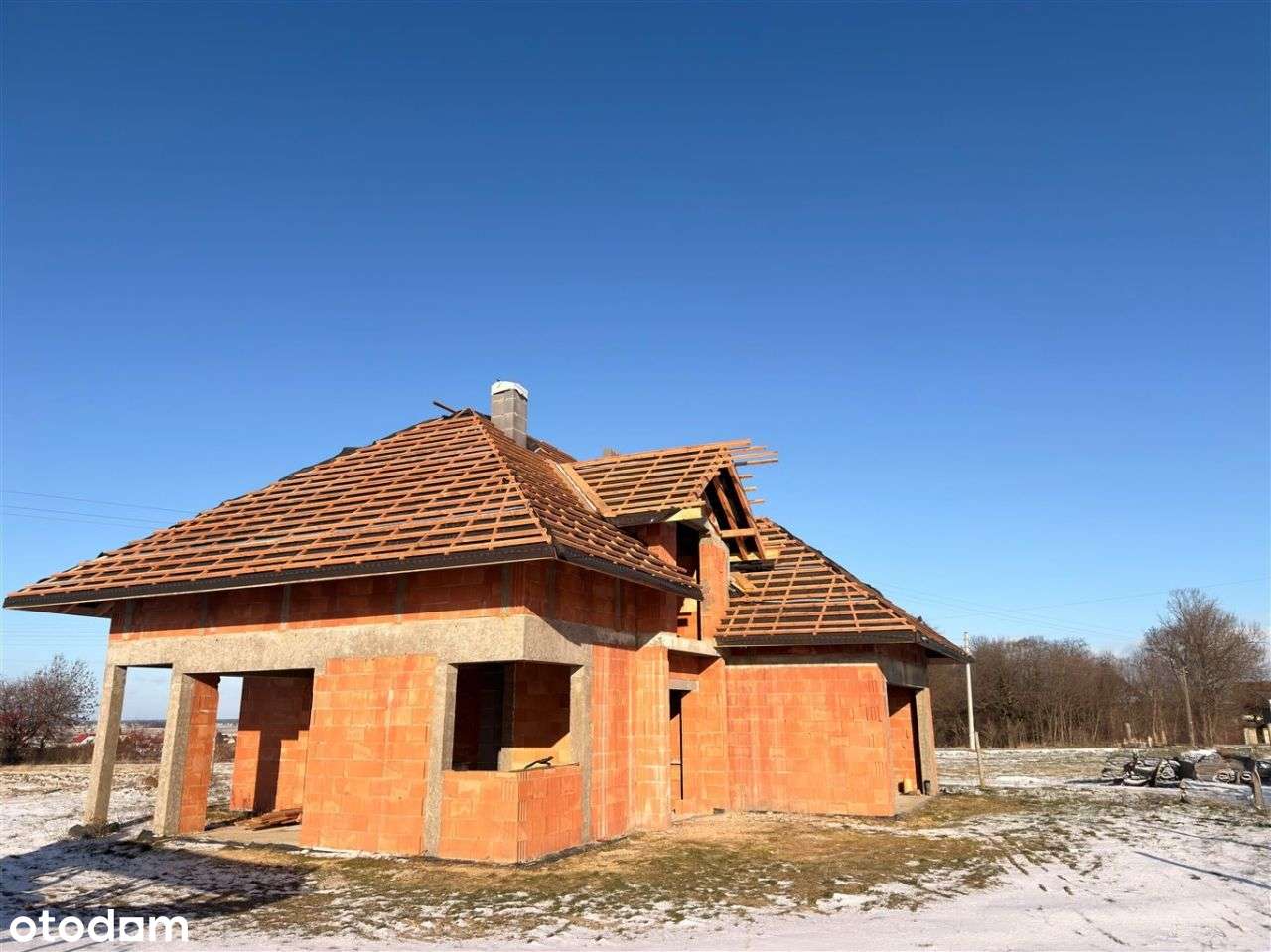 Wielowieś- rozpoczęta budowa-działka 939m2-4