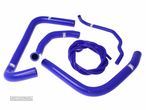 kit tubos radiador samco honda cbr 900rr 92 - 93 azul - 1