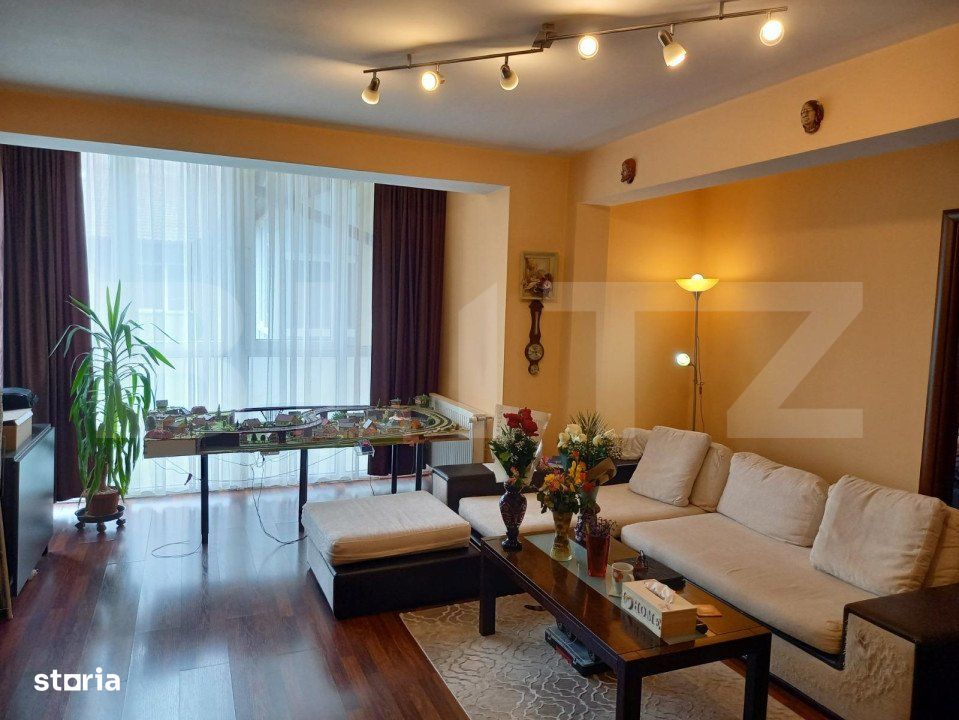 Apartament spatios de 3 camere, 2 bai in cartier Prima Nufarul