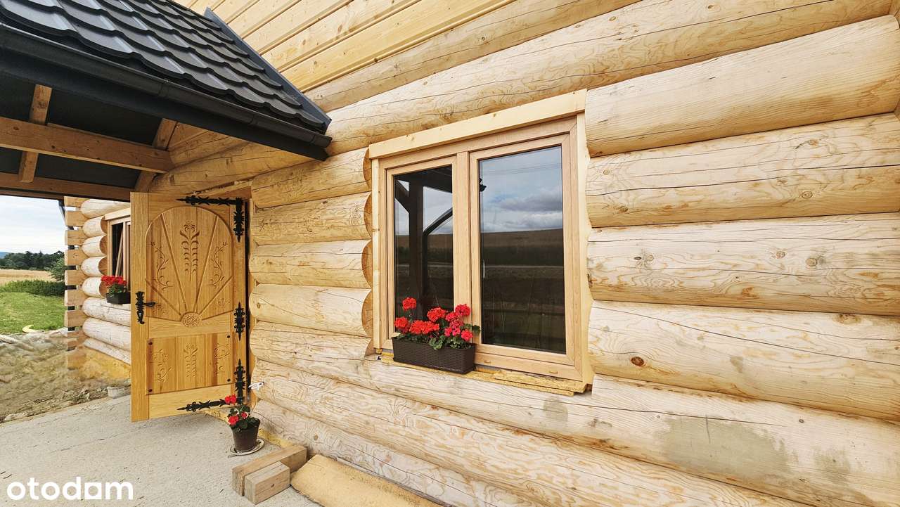 Dom z bala świerkowego | 187 m2 | Chojnik, gm. Gromnik-3