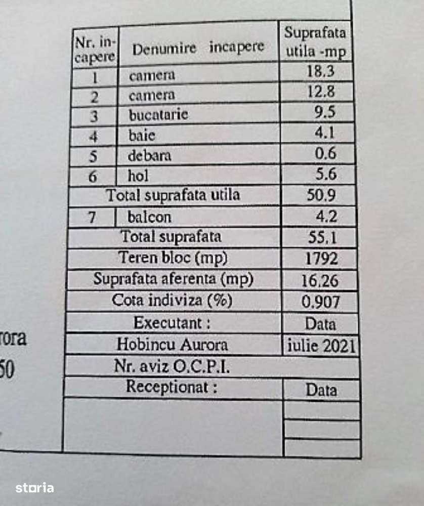 Apartament cu 2 camere in I. C. Frimu - Imagine principală: 2/2