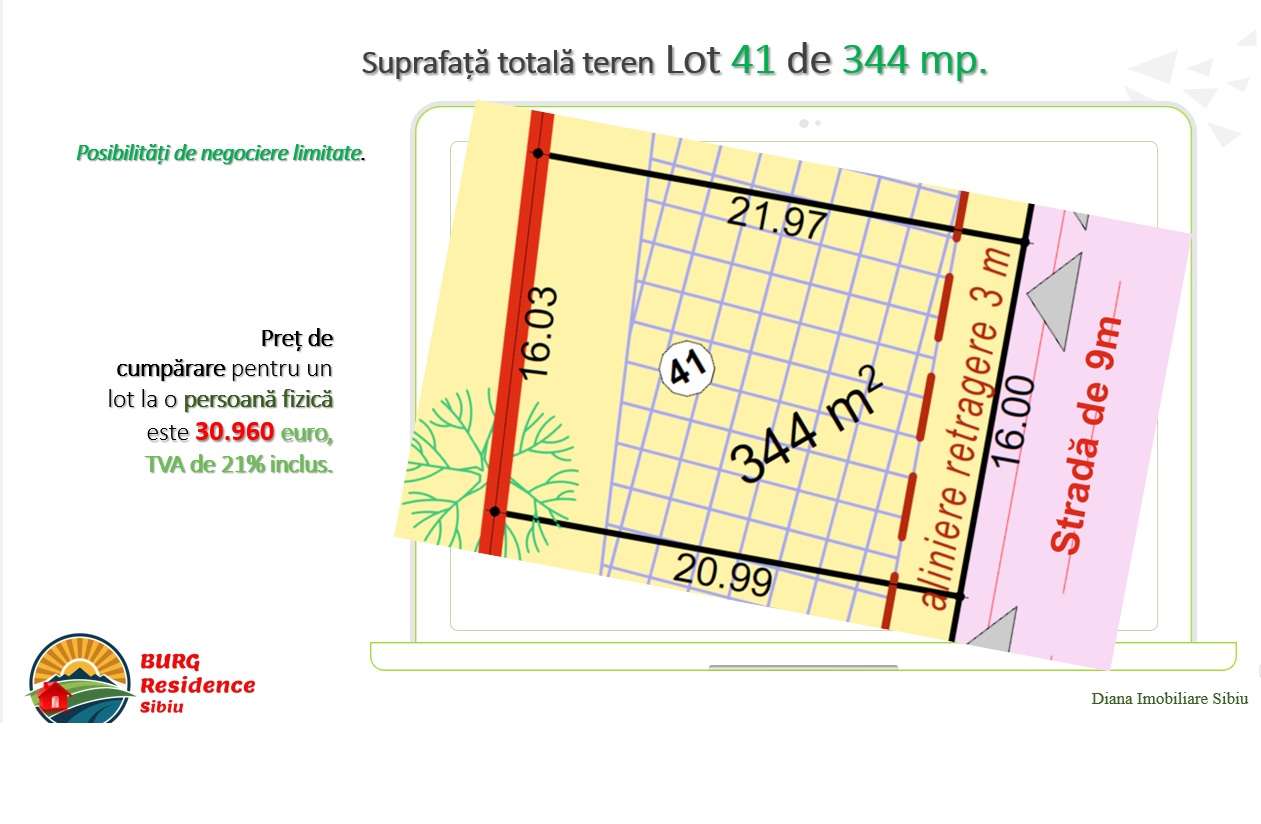 Construiește casa ta pe teren intravilan în Sibiu, str Viile Sibiului.-0