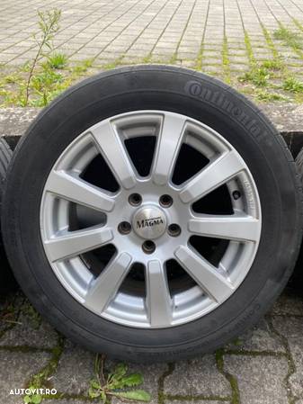 jante audivwSkoda cu cauc continental 205/55/R16 vara dot 2011 3-4 mm 7jx16 5x112 - 4