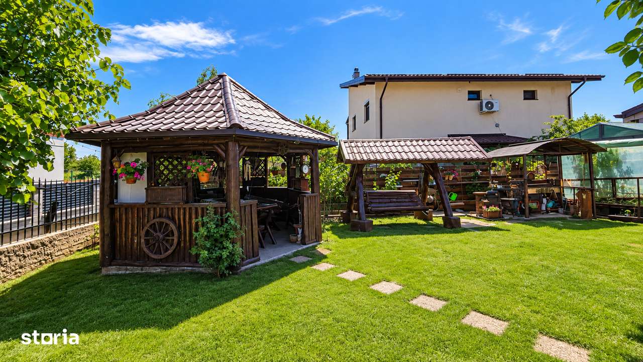 Casa langa lac cu panouri fotovoltaice | Afumati-9