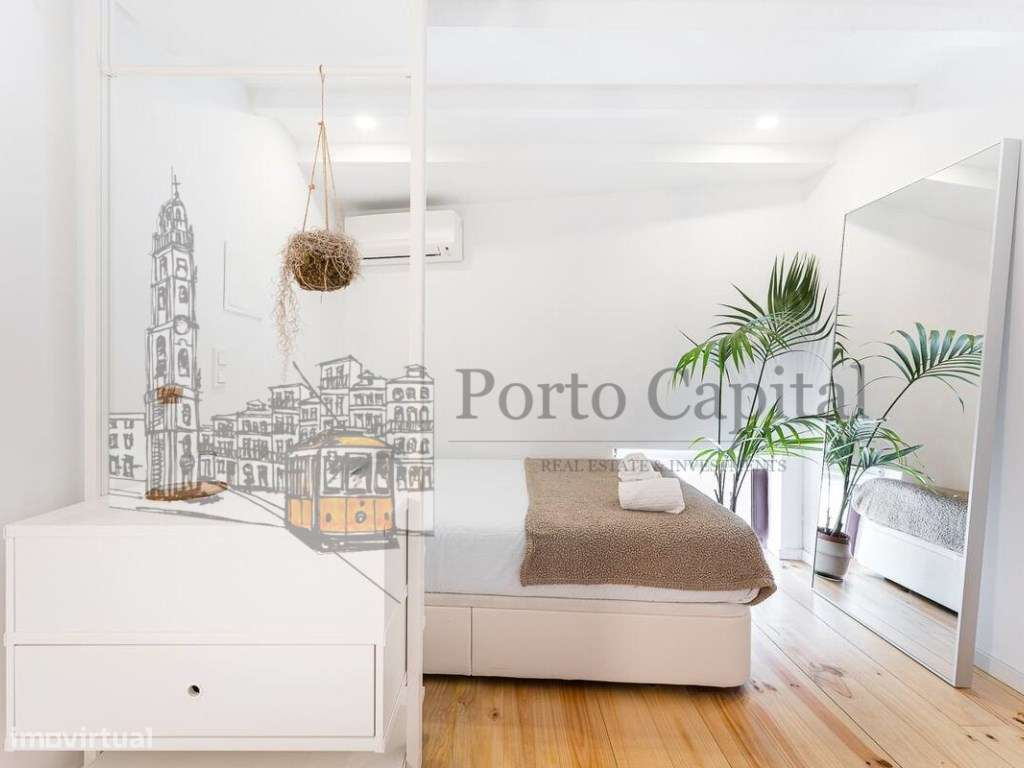 T1 Duplex Moderno no Coração do Cais de Gaia - Com Piscina e Jardim - Grande imagem: 5/22