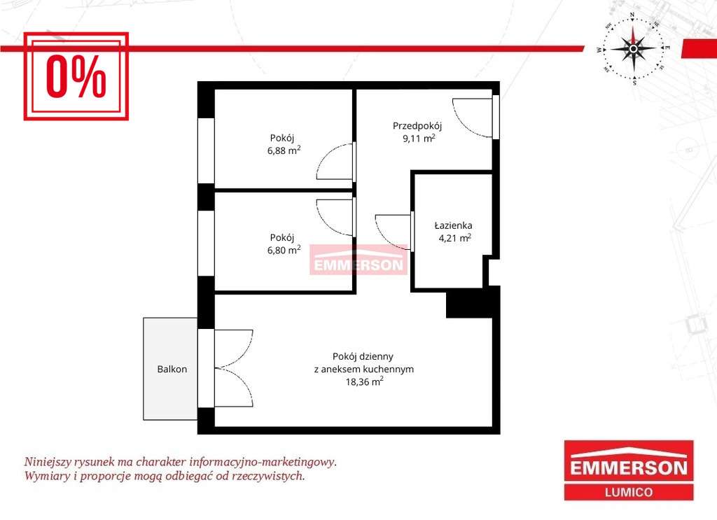 3h asunto, 46 m²