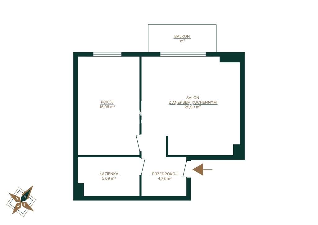 Mieszkanie 56m2 na zamkniętym osiedlu-10