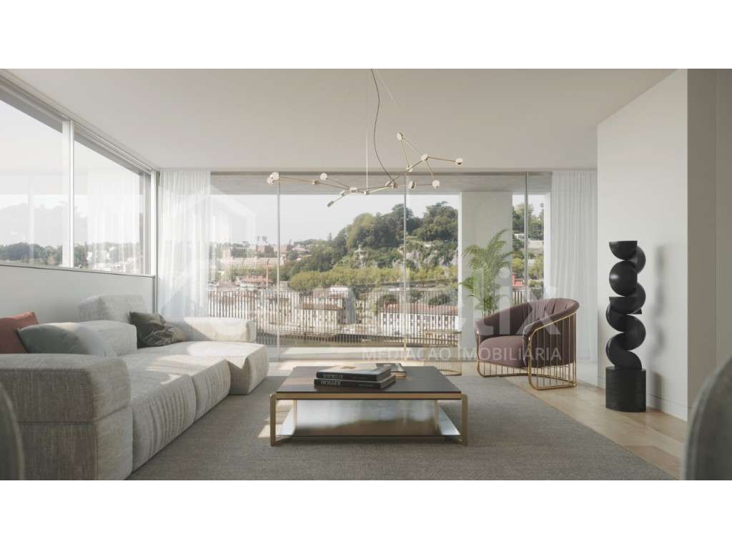 Apartamento T1 novo na margem sul do rio Douro, em Vila Nova de Gaia - Grande imagem: 4/12