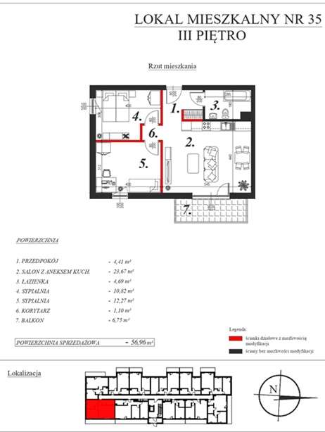 Mieszkanie od dewelopera- Enklawa ul. Szkolna 104C/35 - Pełny obrazek: 2/11