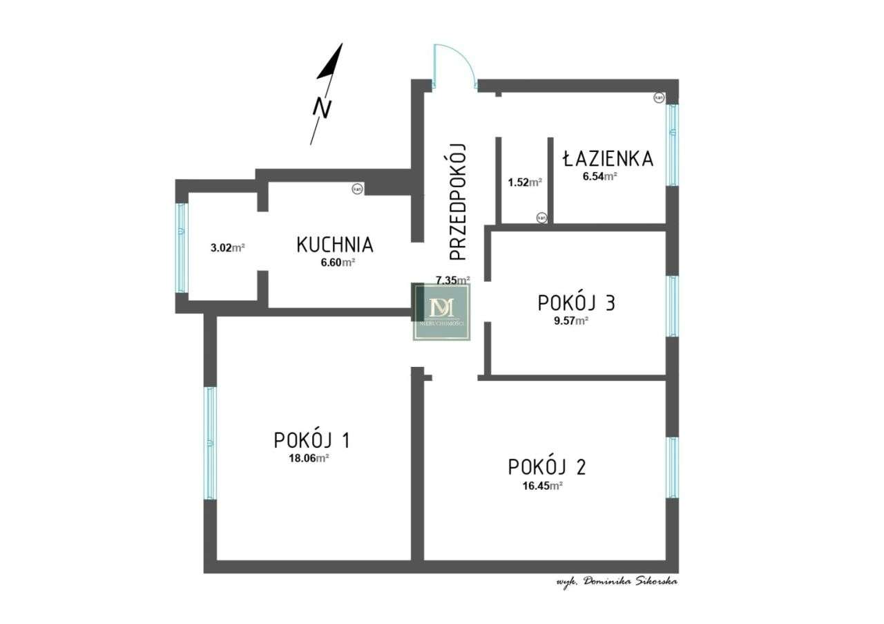 65m 3 Pokoje- 40m Piwnicy- Do generalnego remontu - Pełny obrazek: 2/6