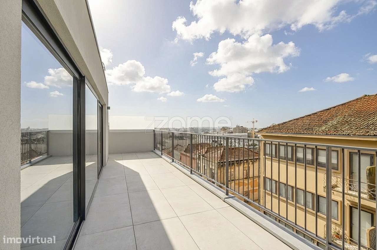 Penthouse T1 Nova Com Vista Mar Em Cedofeita Porto