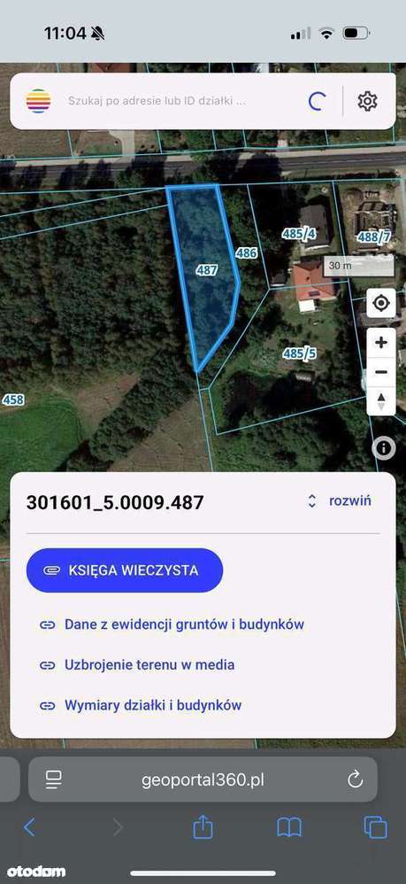 Sprzedam piękne działki od asfaltu do brzegu warty działka rolna - Pełny obrazek: 5/14
