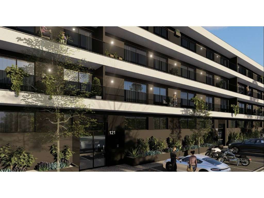 Apartamento T1 novo no Empreendimento Cagide-5