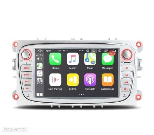 AUTO RADIO ANDROID 11 GPS ECRA TACTIL 7" PARA FORD CINZENTO - 2