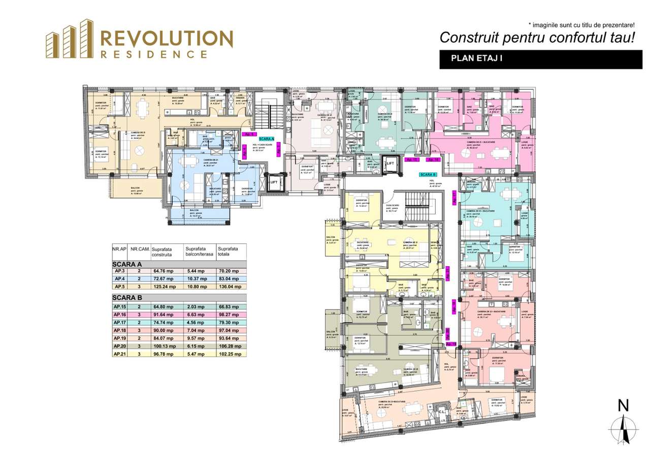 NEW! COMISION 0% - Apartamente cu 3 camere - Mihai Viteazu 5,Baia Mare-8