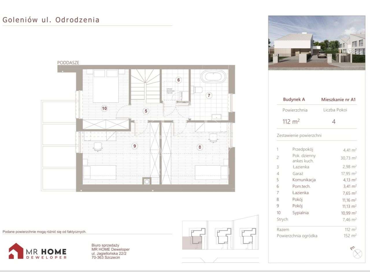 Goleniów - Nowoczesne Domy - ul. Odrodzenia-6