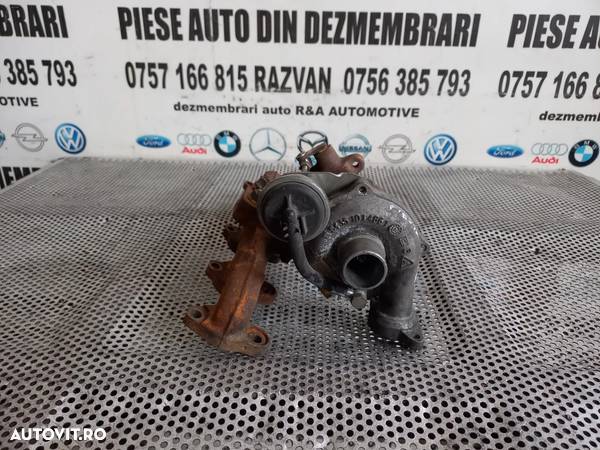 Turbo Turbina Citroen Peugeot Ford 1.4 Hdi Tdci Fiesta C1 C2 Fusion 206 307 An 2002,2003,2004,2005,2006,2007,2008 Cod KP35-487599  - Dezmembrari Arad - 3