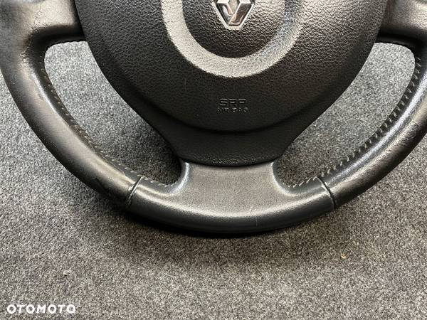 renault modus I kierownica skóra skórzana poduszka airbag - 2