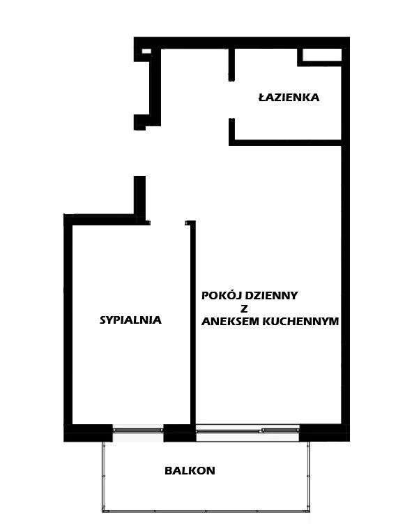 45 m2 | 2 pokoje |  Od Południa | Bez prowizji | - Pełny obrazek: 5/5