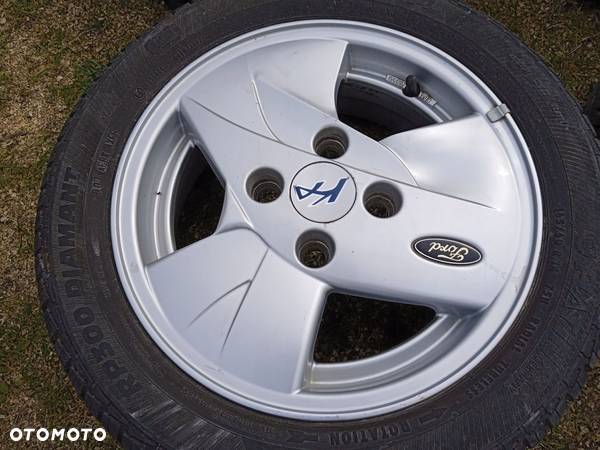 felgi aluminiowe 4x108 Ford Fiesta Focus 1 Fusion KA Mazda 2 opony lato - 3