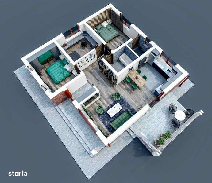 CASA Bucium Iasi, 119 mp, PARTER, 4 cam 2 bai, DE CALITATE - Imagine principală: 5/8