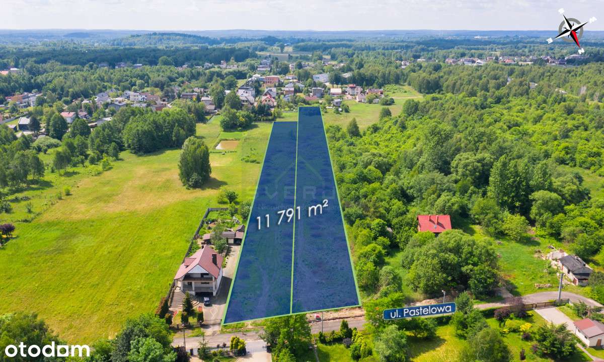 Działka budowlana 11 791 m2/Stradom ul. Pastelowa - Pełny obrazek: 5/5