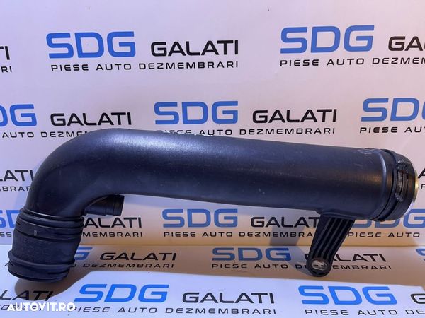 Tub Tubulatura Conducta Presiune Aer Galerie Admisie Seat Leon 1P 1.8 TSI CDAA 2006 - 2013 Cod 1K0129654AP 1K0129656AG - 1