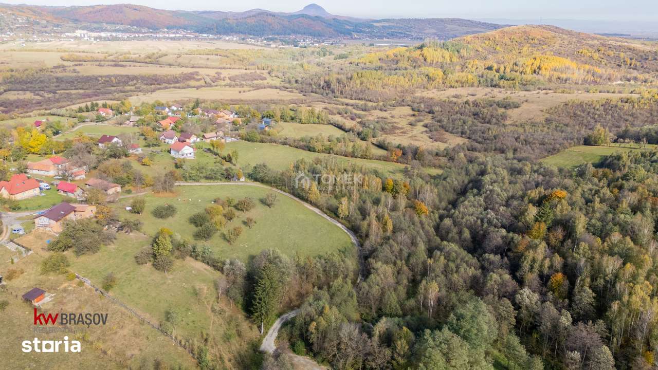 Teren intravilan în Zărnești, zona Tohanita, cu pădurice și parau curg-2