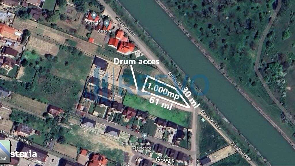 Teren de vânzare 1.000mp Gherăiești - Imagine principală: 2/5