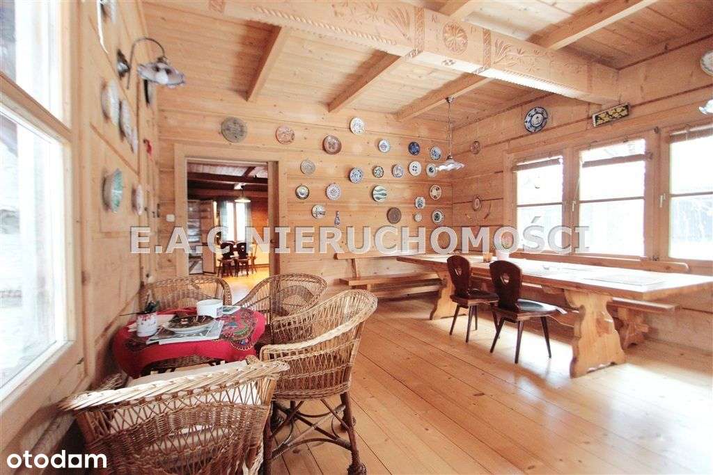 Drewniany domz bali z duszą * Gmina Raba Wyżna-6