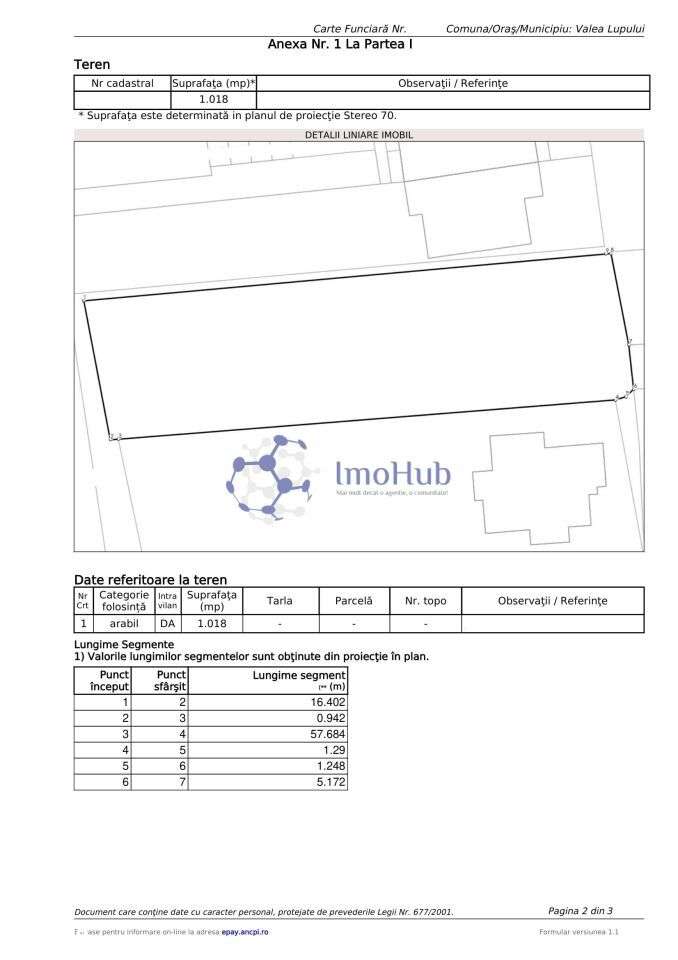 Teren Valea Lupului 1018mp - Autorizație clădire D+P+2, 1171 mp - Imagine principală: 4/5