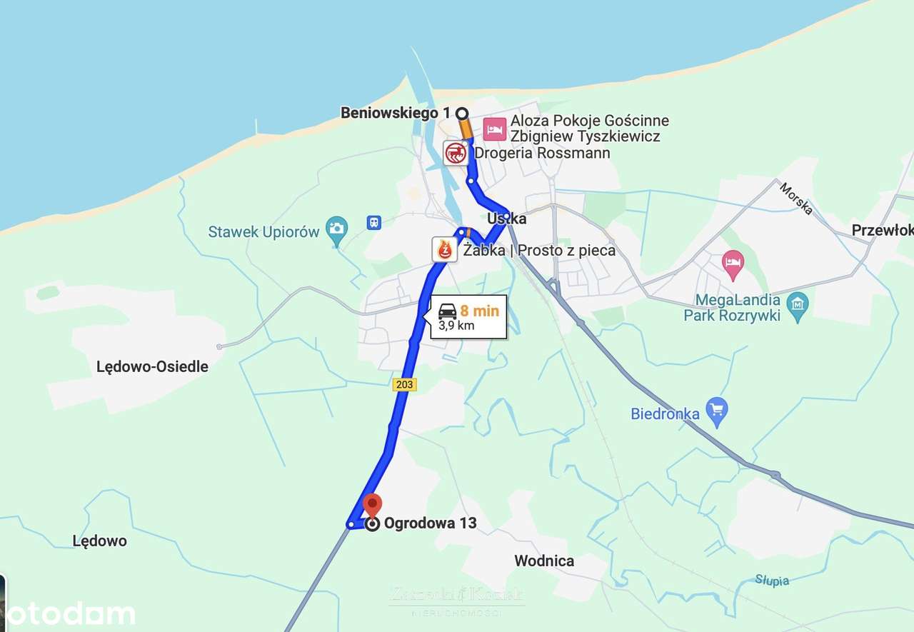 Działka Wodnica W-Z Uzbrojona Ustka - Pełny obrazek: 5/10