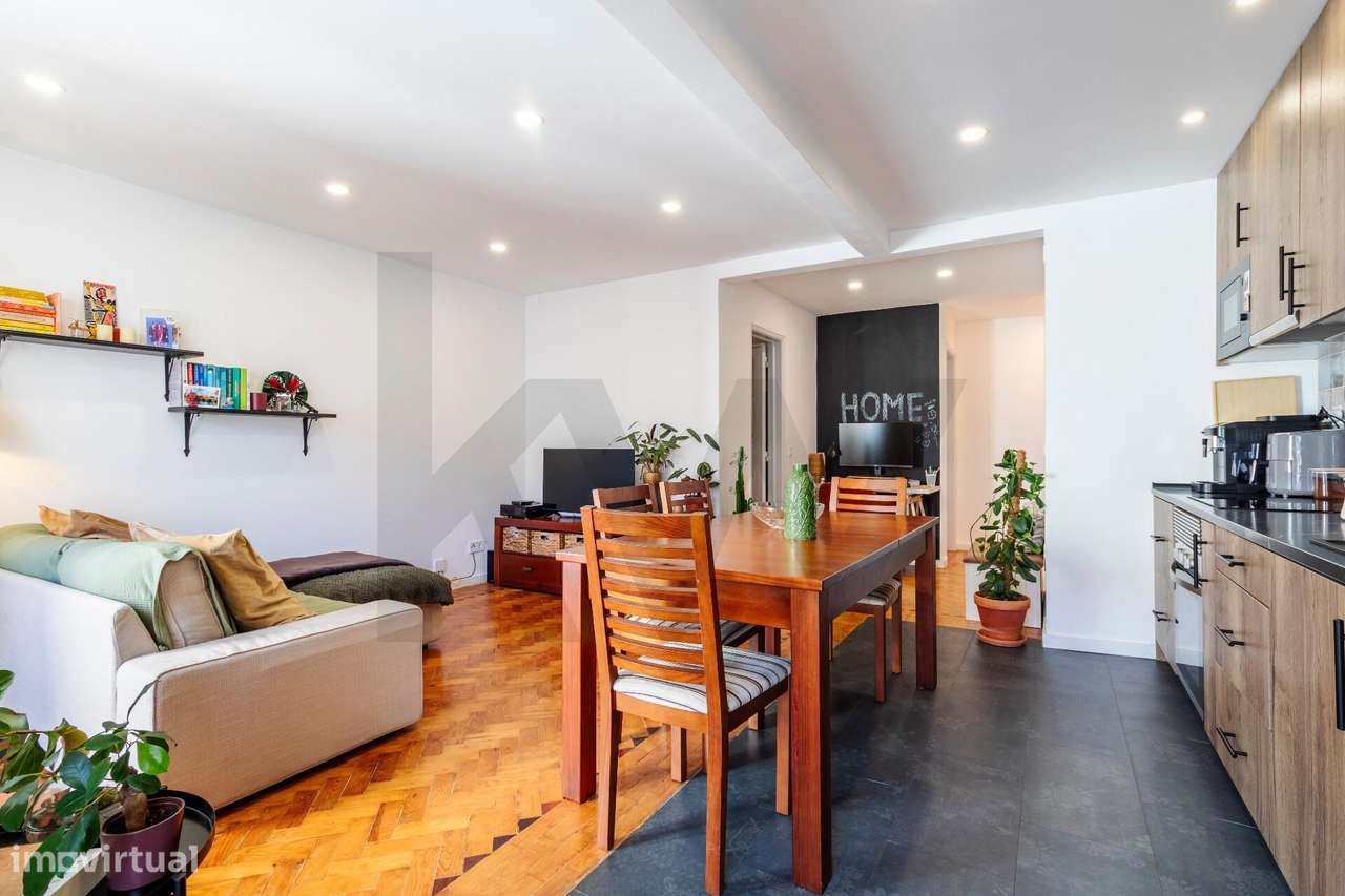 T1 Totalmente Renovado | Damaia – Rua São João de Brito | 3 min a pé d - Grande imagem: 5/38