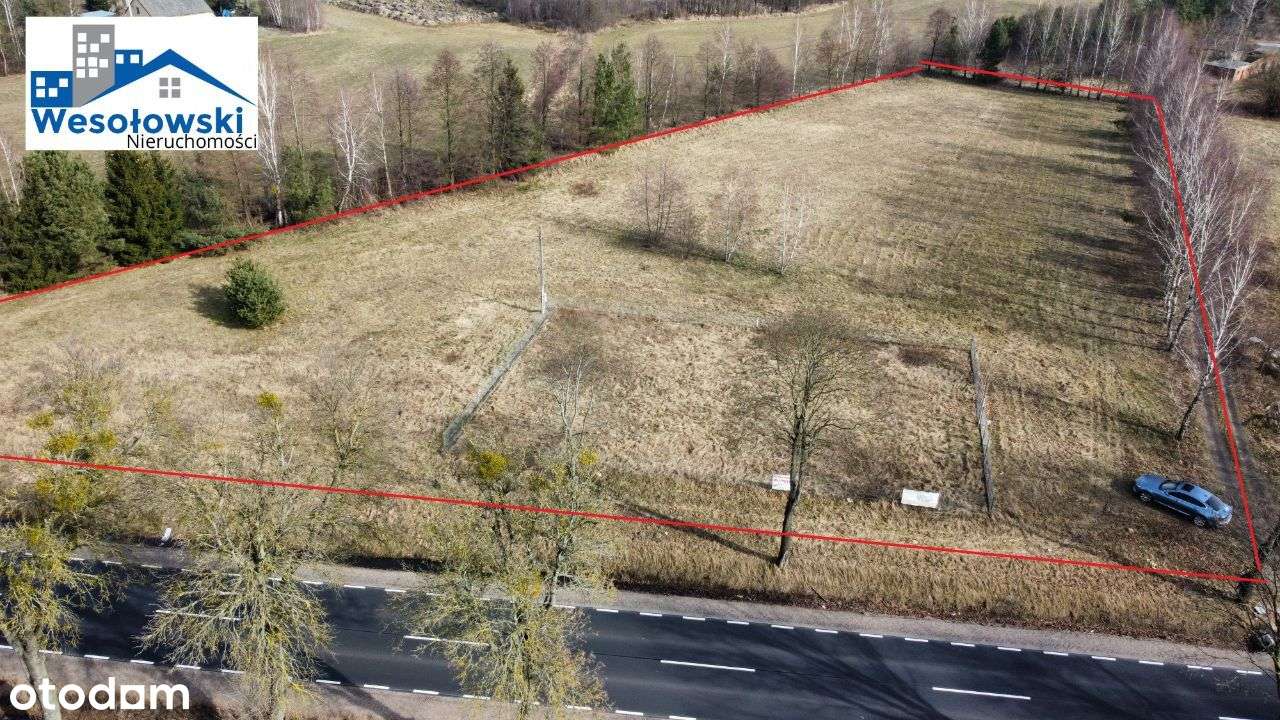 Działka inwestycyjna0,95ha przy drodze wojewódzkie - Pełny obrazek: 5/5