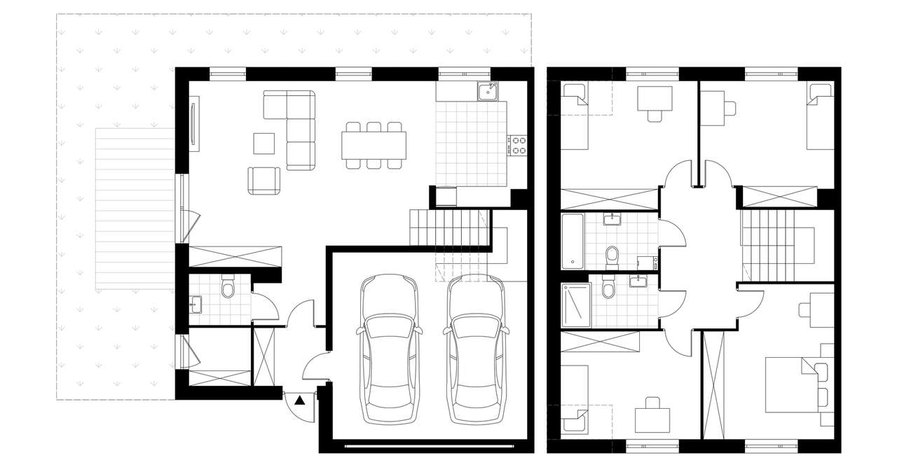 5-pokojowy dom 134m2 + ogródek Bez Prowizji - Pełny obrazek: 3/8
