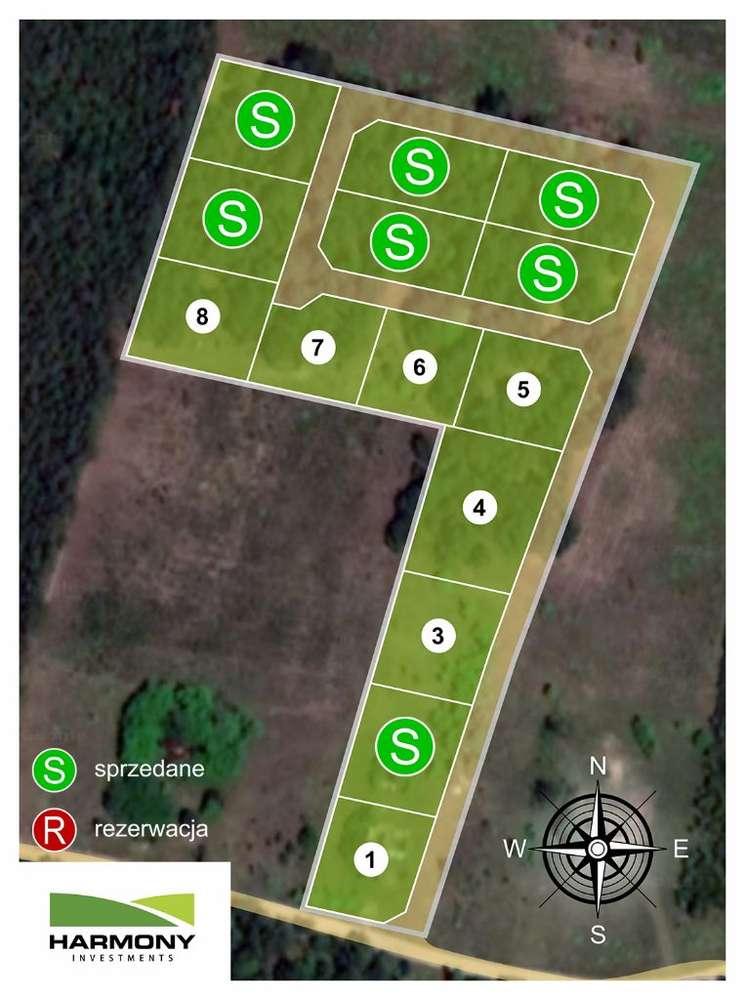 Działki budowlane - Kolonia Lipiny, gm. Sompolno-5