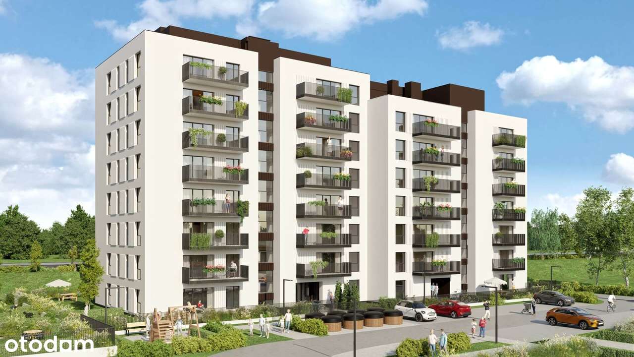 USTAWNE W KWADRATOWEJ BRYLE! DUŻY Balkon 9m2! SŁONECZNE! DużaSypialnia - Pełny obrazek: 5/6