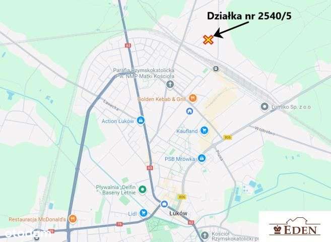 Działka budowlana w Łukowie - Pełny obrazek: 5/5