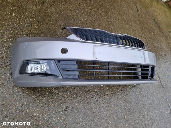 Skoda Fabia III 3 14- zderzak przedni grill halogen kratka radar PDC 6V - 1