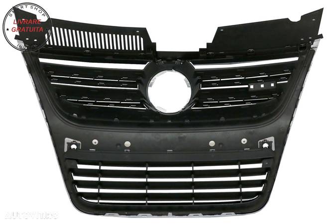 Grila centrala VW Passat 3C (2007-2010) doar pentru R36 OEM Bara cu PDC- livrare gratuita - 4