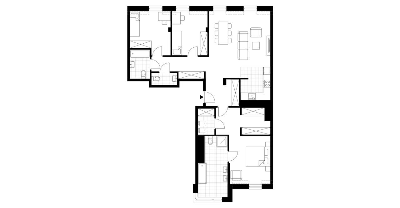 Perfumiarnia 2 | mieszkanie 103,97  m² | B.05.32 - Pełny obrazek: 4/7