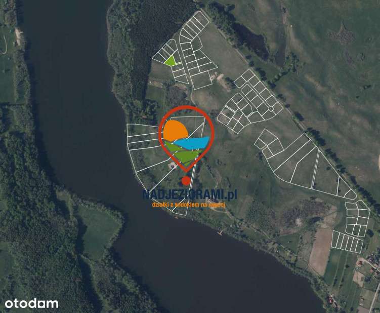 Działka budowlana nad jeziorem Kiersztanowskim-2