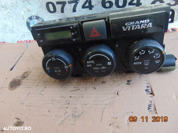 Climatronic Suzuki Grand Vitara 2001-2005 comenzi AC Ceas ora avarii - 2