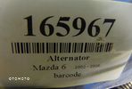 MAZDA 6 1.8 16V ALTERNATOR - 6