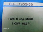 Fiat 600 jogo de juntas - 2