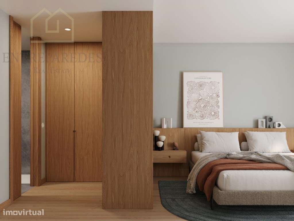 Apartamento T2 com varanda para comprar no moderno 'Porto Art's Squ... - Grande imagem: 2/29