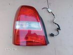 Nissan Primera P12 (02-07) lampa lewy prawy tył lewa prawa tylna + wkład oprawka żarówek wtyczka kabel - 2