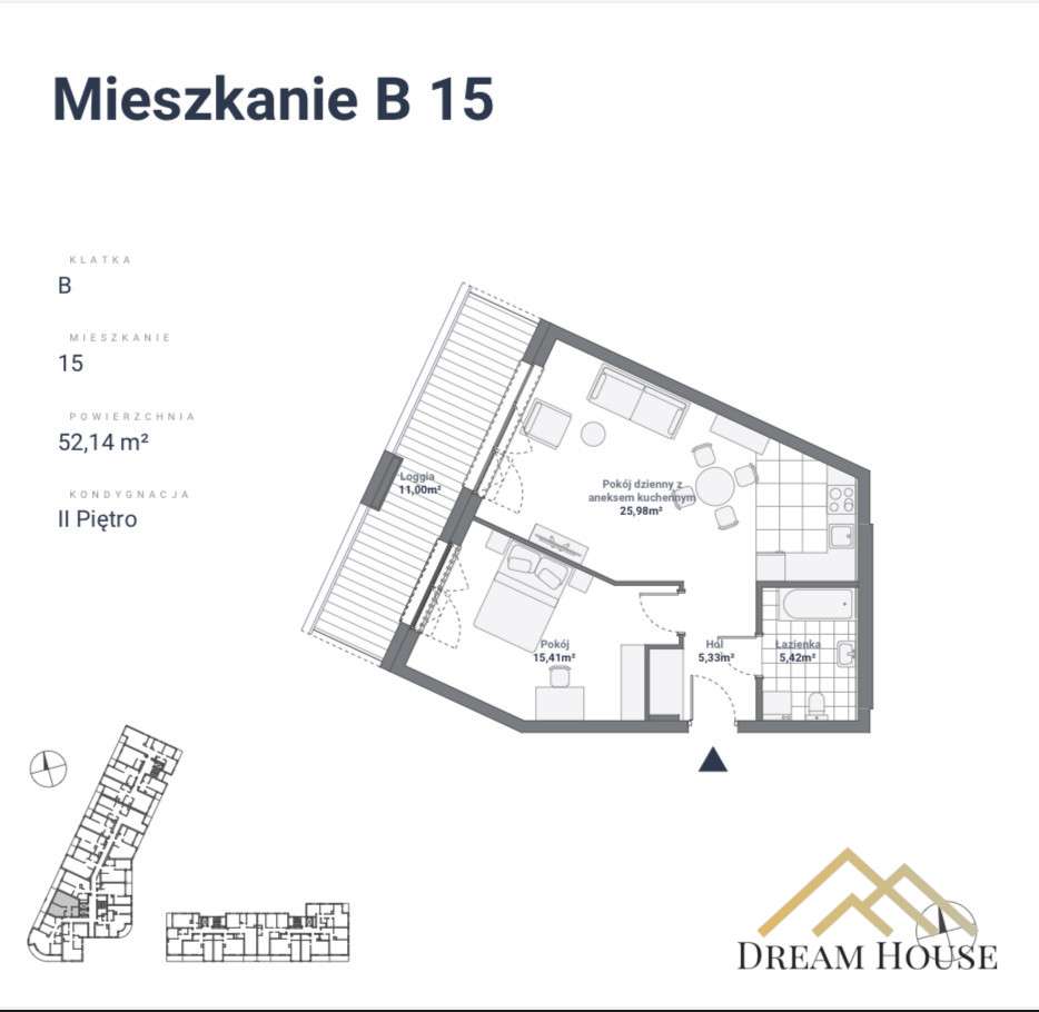 idealne 2 pokojowe mieszkanie 300 m od morza - Pełny obrazek: 2/13